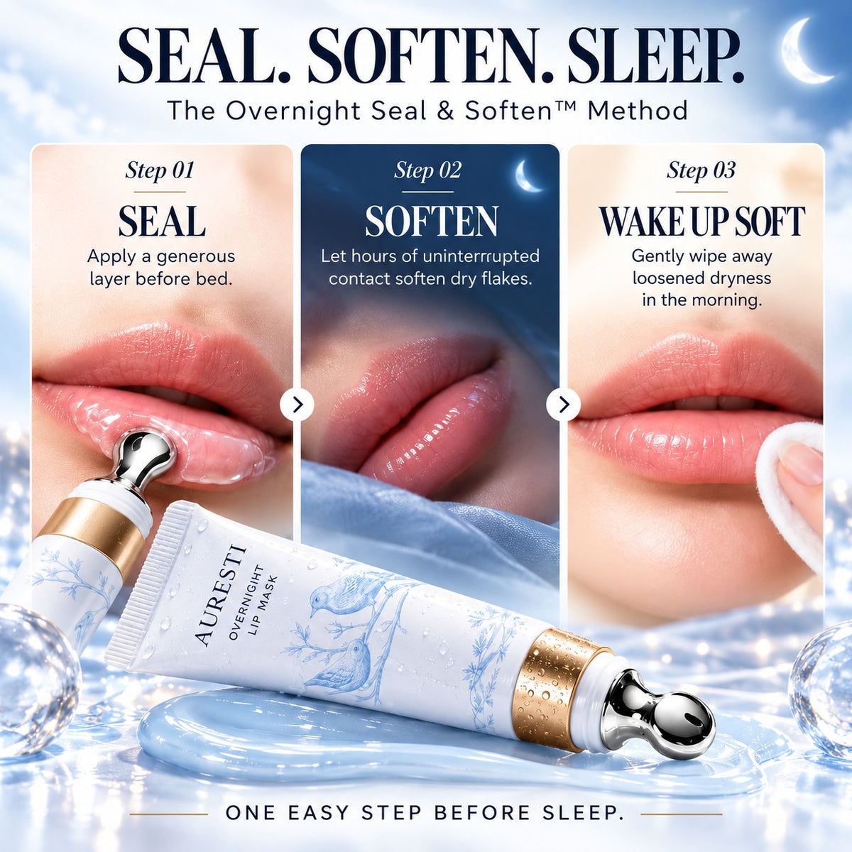 Auresti™ Overnight Seal & Soften Lip Mask