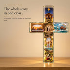 The whole story in one cross: six scenes from the manger to the empty tomb