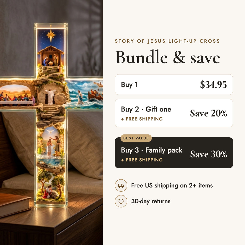 Bundle offer: buy 1 for $34.95, buy 2 save 20% with free shipping, buy 3 save 30% with free shipping, 30-day returns
